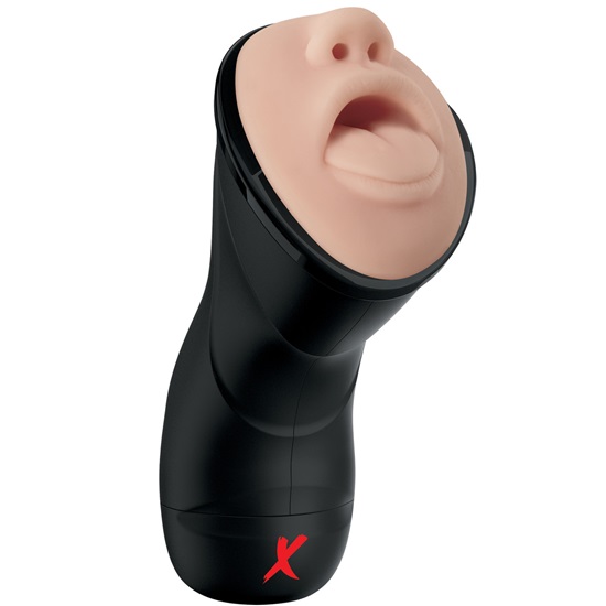 PDX Elite Deep Throat Vibrating Stroker