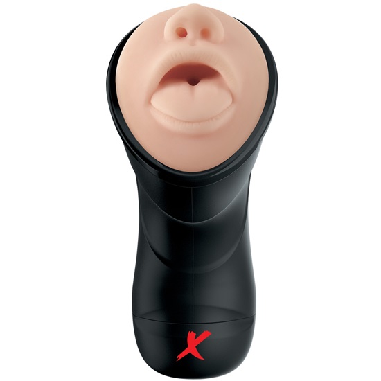 PDX Elite Deep Throat Vibrating Stroker