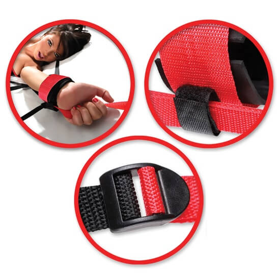 Fetish Fantasy Web Bed Restraint System