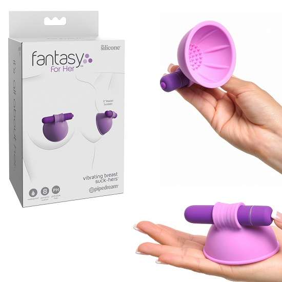 Fantasy For Her Vibrating Breast Suck-Hers