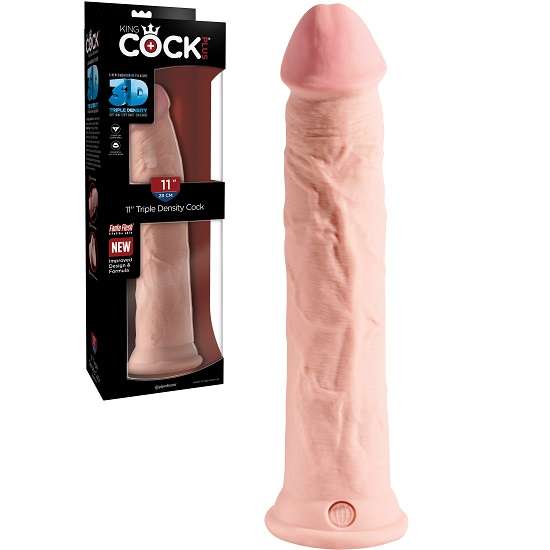 King Cock Plus 11 Inch Triple Density Dildo