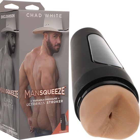 Man Squeeze Chad White Ass Stroker