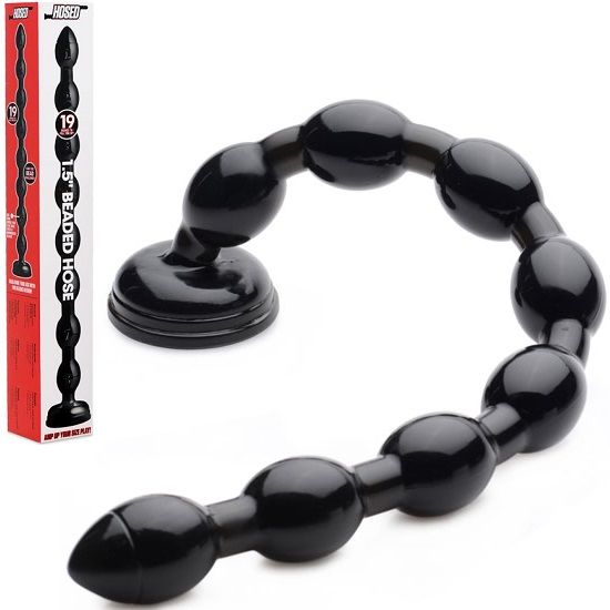 Hosed 19 Inch Beaded Anal Snake
