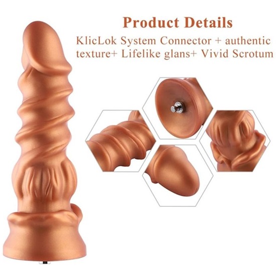 HiSmith KlicLok 8.46 Inch Monster Dildo