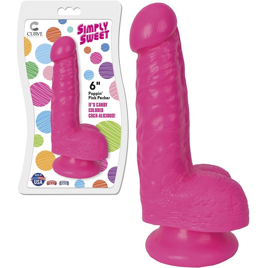 Simply Sweet Pecker 6 Inch Dildo With Balls