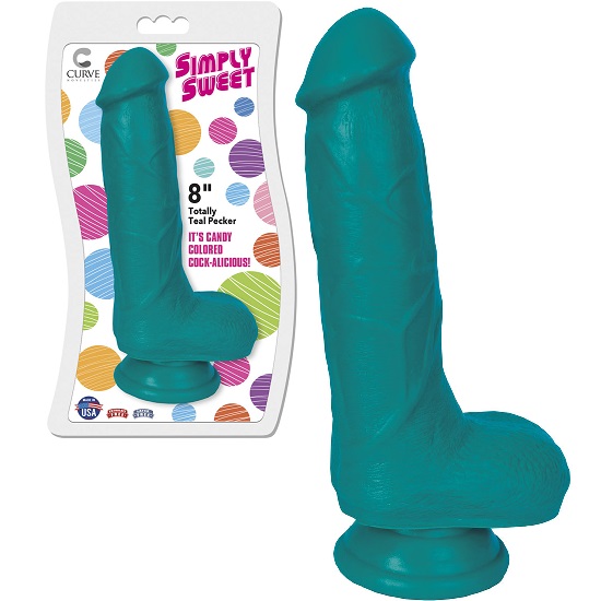 Simply Sweet Pecker 8 Inch Dildo With Balls