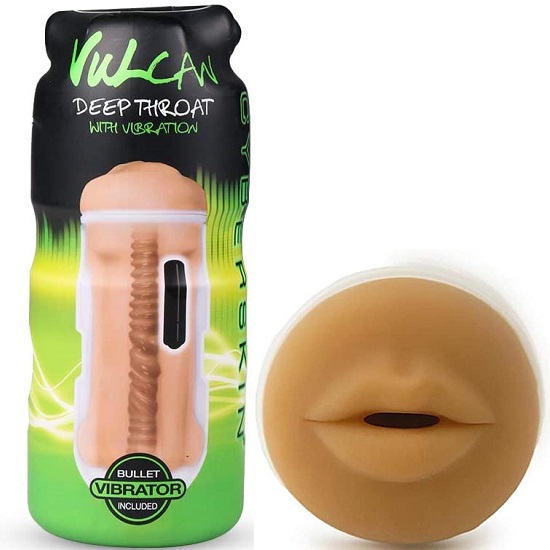 CyberSkin Vulcan Deep Throat With Vibration Stroker