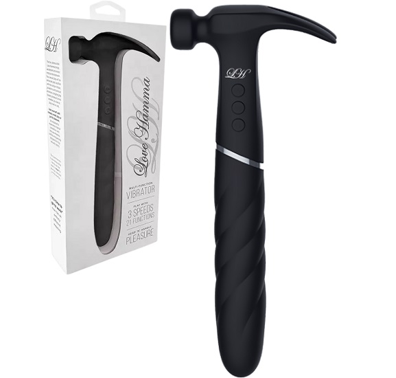 LoveHamma Black Straight Vibrator