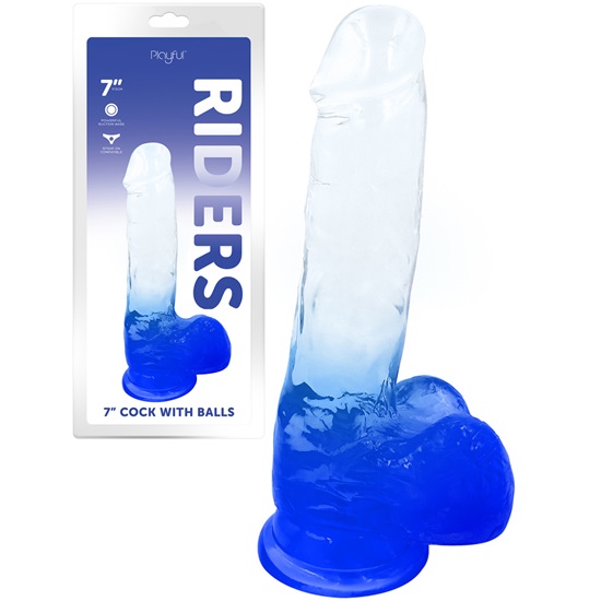 Playful Riders 7 Inch Cock With Balls