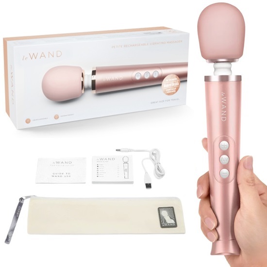 Le Wand Petite Rechargeable Massager Rose Gold