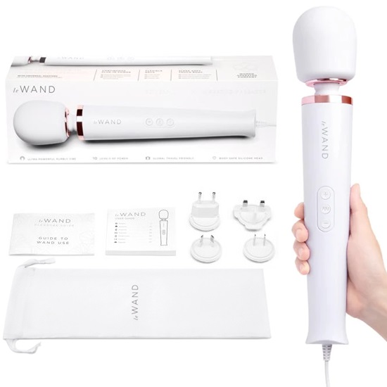 Le Wand Plug-in Massager White