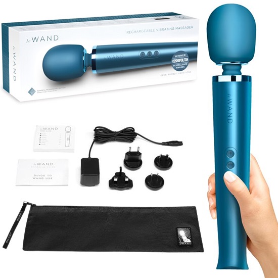 Le Wand Rechargeable Massager Pacific Blue