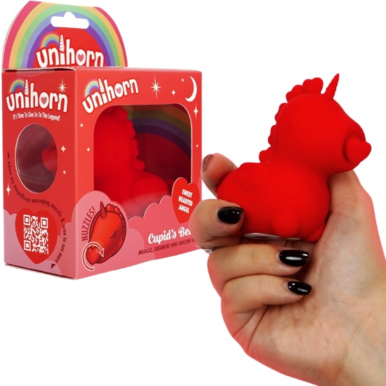 Unihorn Cupid's Beau Rotating Heart Clitoral Vibrator