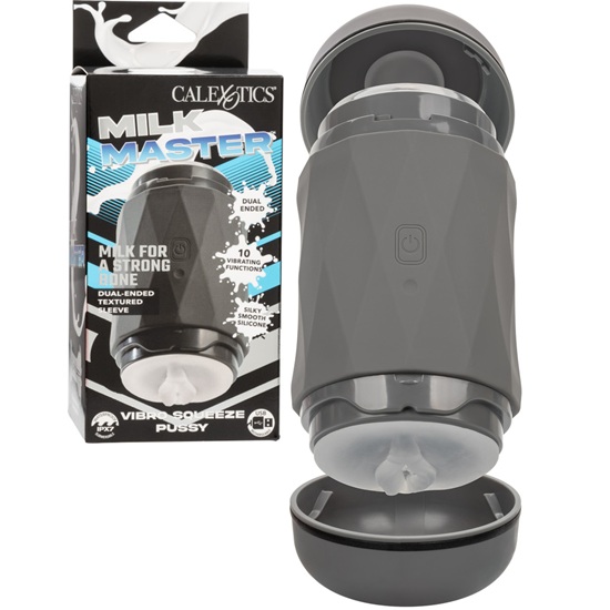 Milk Master Vibro Squeeze Pussy Masturbator