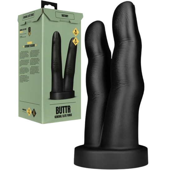 BUTTR Victory Double Finger Butt Plug
