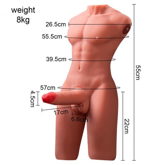 Xise Jason Thrusting Vibrating Torso Sex Doll - Image 8