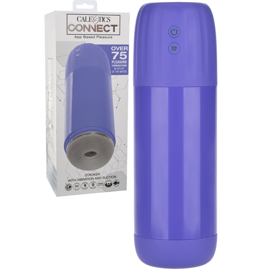 CalExotics Connect Stroker With Vibration & Suction