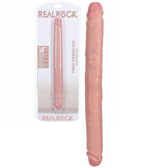 RealRock 14" Slim Double Ended Dong