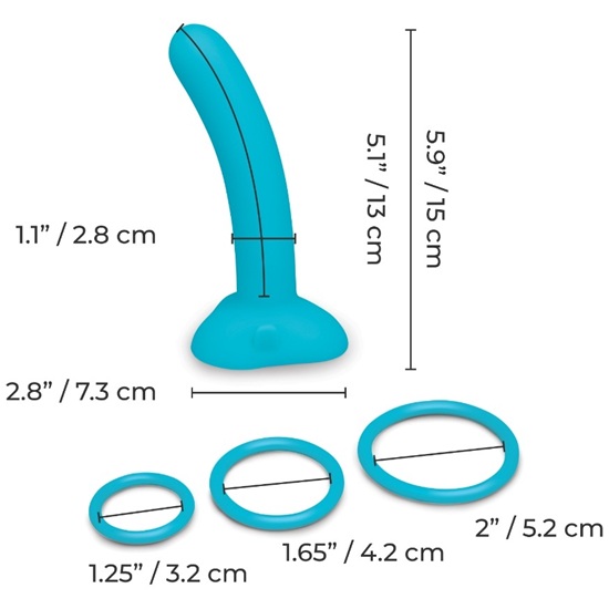 B-Vibe Every Body Strap-On Harness Set Size