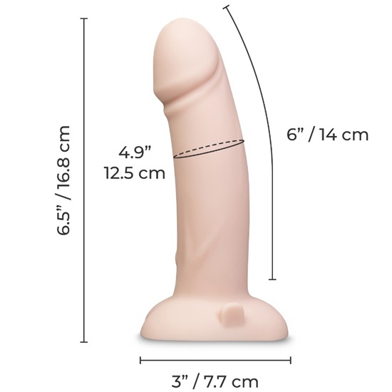 B-Vibe Every Body Vibrating Realistic Strap-On Kit Size