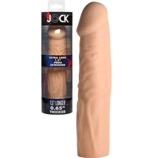 Jock Extra Long 1.5" Penis Extension Sleeve