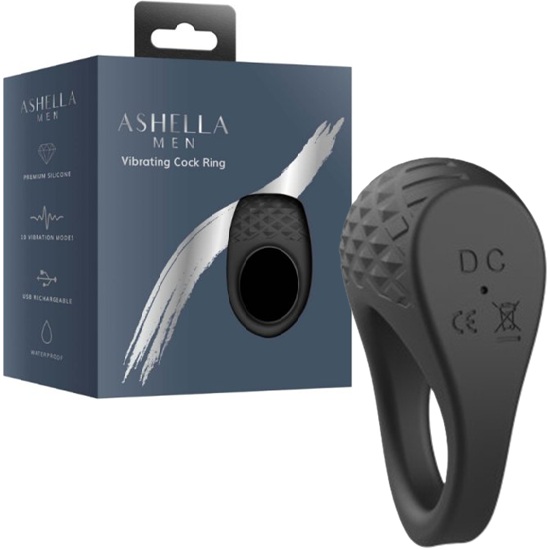 Ashella Men Vibrating Cock Ring