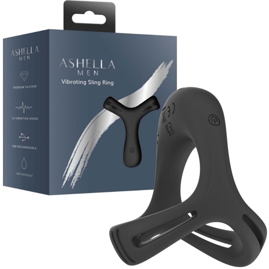 Ashella Men Vibrating Sling Ring