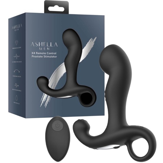 Ashella Men X4 Remote Control Prostate Stimulator