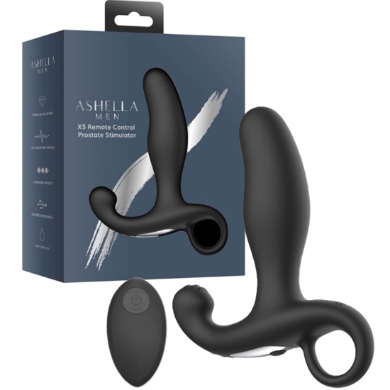 Ashella Men X5 Remote Control Prostate Stimulator