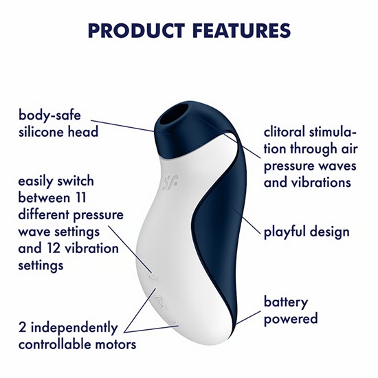 Satisfyer Orca Battery Series Features